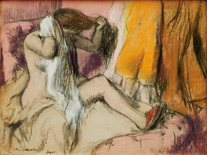  埃德加·德加 Edgar Degas—— 洗浴的裸女 (24)